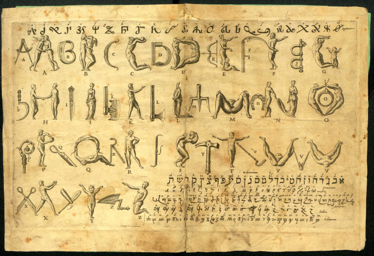 image de Alfabeto figurato inciso