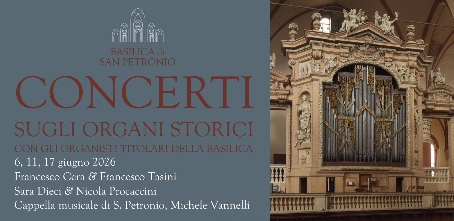 Concerti sugli organi storici di San Petronio