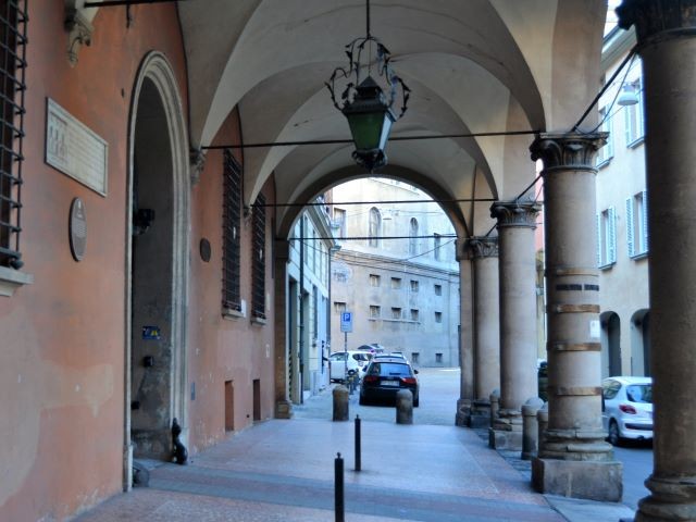 Il portico di Casa Castelli (sec. XV)