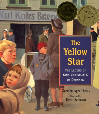 copertina di The yellow star. The legend of King Christian of Denmark