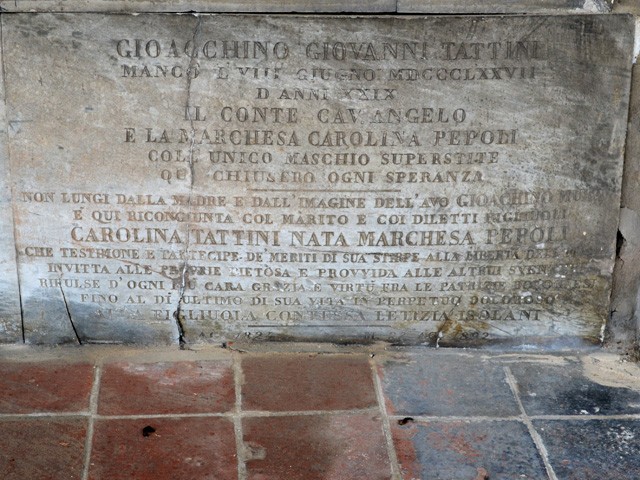 Tomba di Carolina Pepoli Tattini 