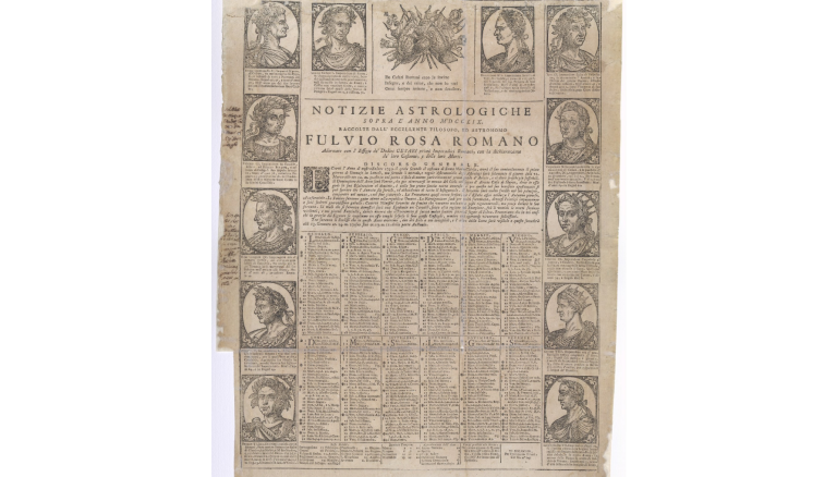 Immagine tratta da Notizie astrologiche sopra l'anno 1759