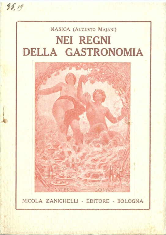 copertina di Nei regni della gastronomia.  Spigolature storiche e considerazioni... filosofiche di un malnutrito 