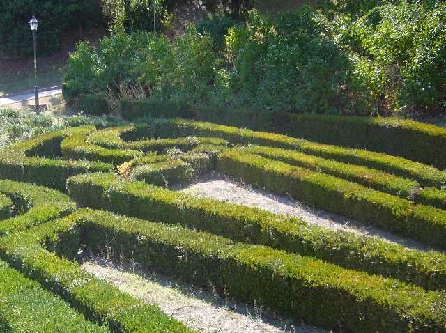 Il giardino all'italiana di Villa Spada