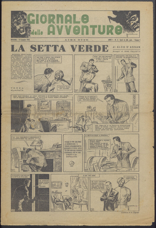 copertina di «Giornale delle avventure»