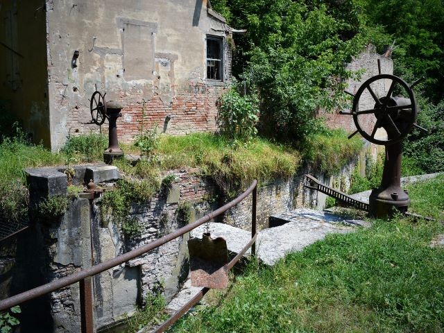 Il canale Navile nei pressi di Bologna