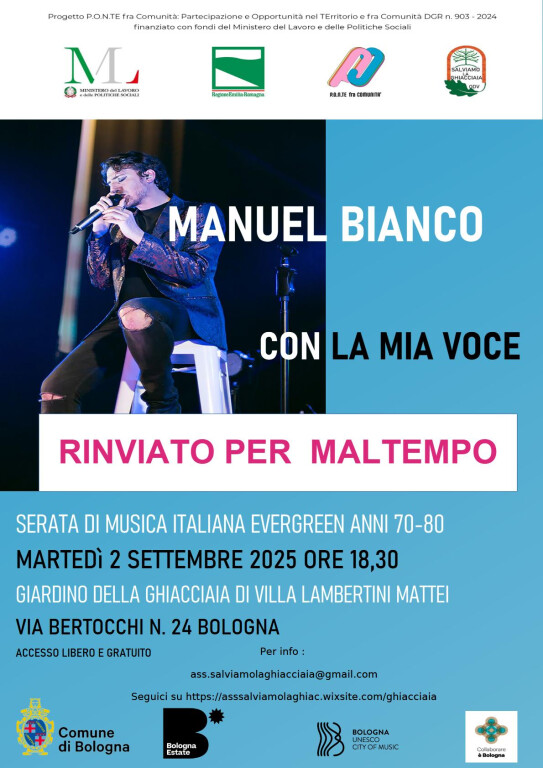 copertina di RINVIATO | Manuel Bianco | Con la mia voce