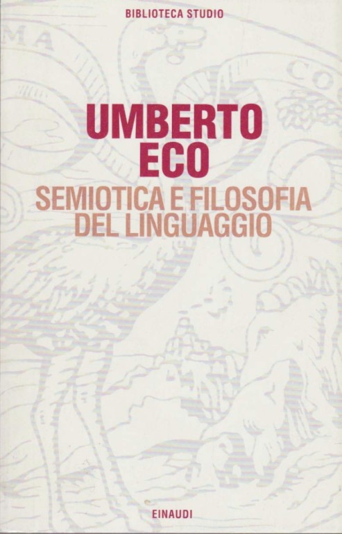 copertina di Semiotica e filosofia del linguaggio