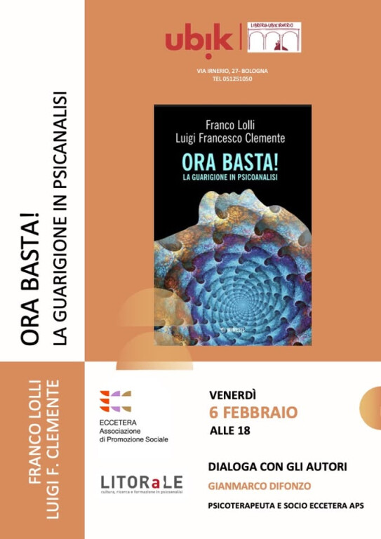 cover of Ora basta! La guarigione in psicanalisi