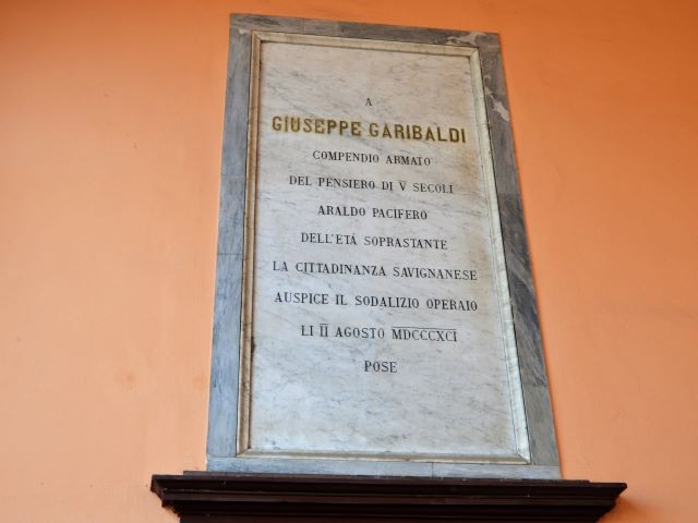 Lapide per Garibaldi