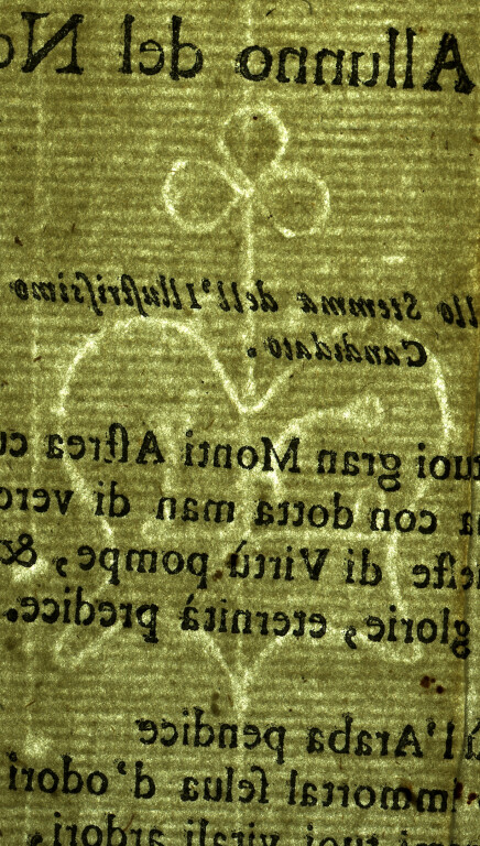 image of ID. 102 cuore a stemma, LC, trifoglio