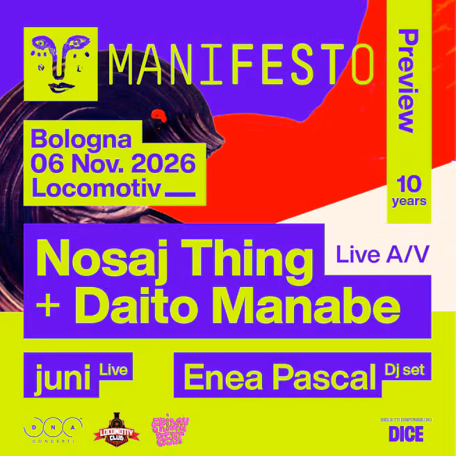copertina di Nosaj Thing + Daito Manabe live a/v