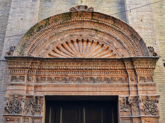 Chiesa del Corpus Domini - facciata - particolare