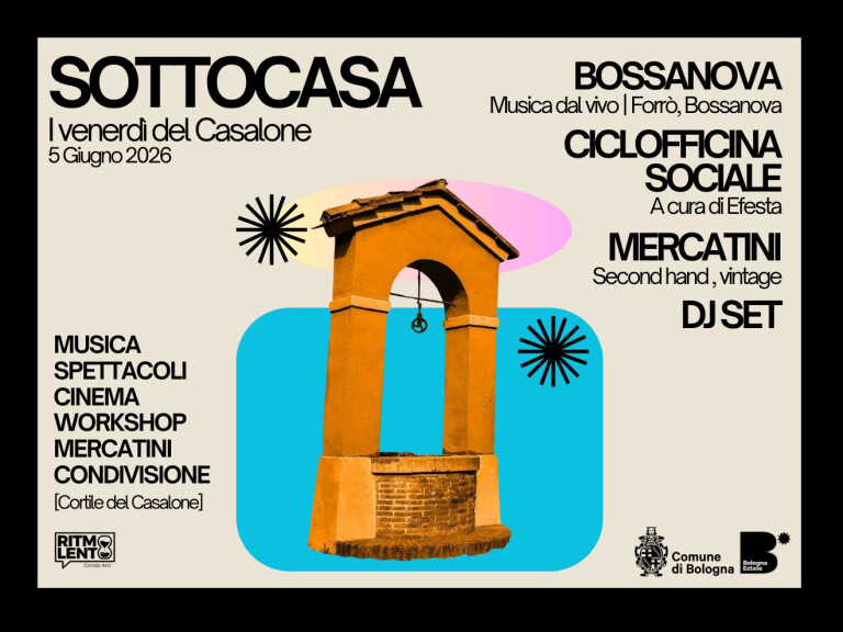 copertina di SOTTOCASA – i venerdì del Casalone | Evento del 5 giugno
