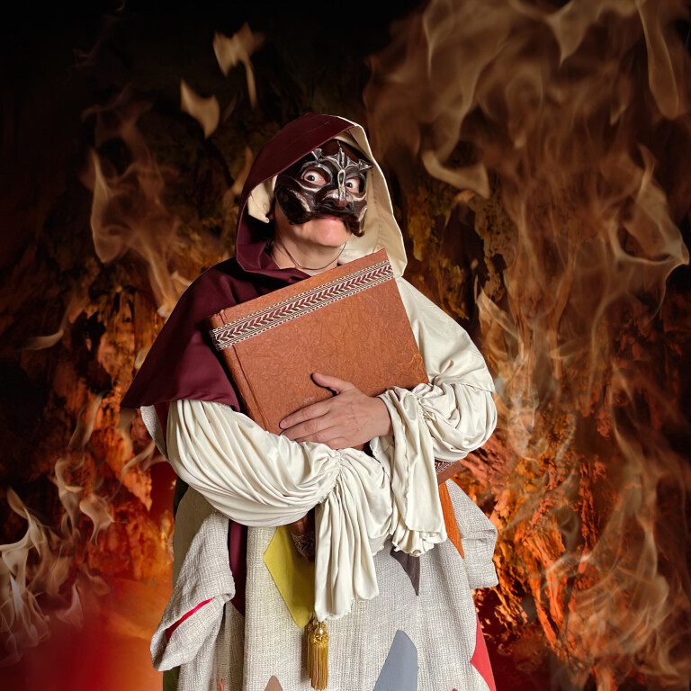 cover of Vizi e virtù. In scena con Arlecchino