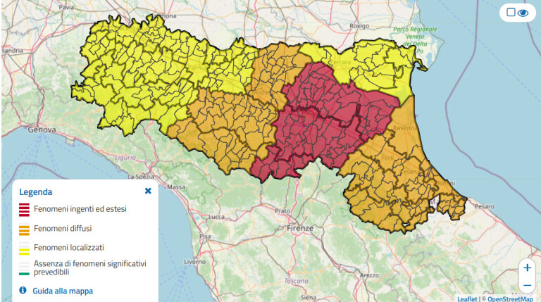 copertina di Allerta meteo venerdì 14 marzo 2025 