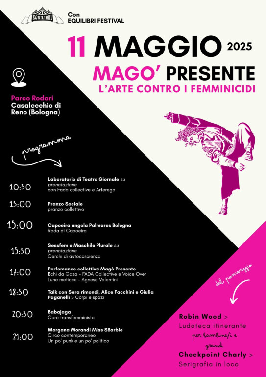 copertina di Magò Presente – L’arte per parlare di violenza di genere