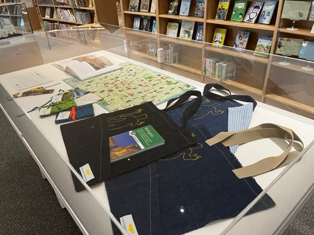 La mostra nella biblioteca di Itabashi