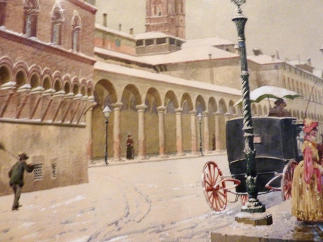 G. De Col - Vedute bolognesi - 1888 - Mostra "Sotto il segno di Alfonso Rubbiani" - Biblioteca di San Giorgio in Poggiale (BO) - 2103-14