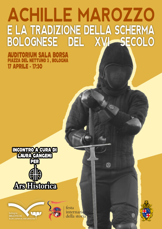 immagine di Achille Marozzo e la tradizione della scherma bolognese del XVI secolo, tra teoria e rappresentazione pratica.