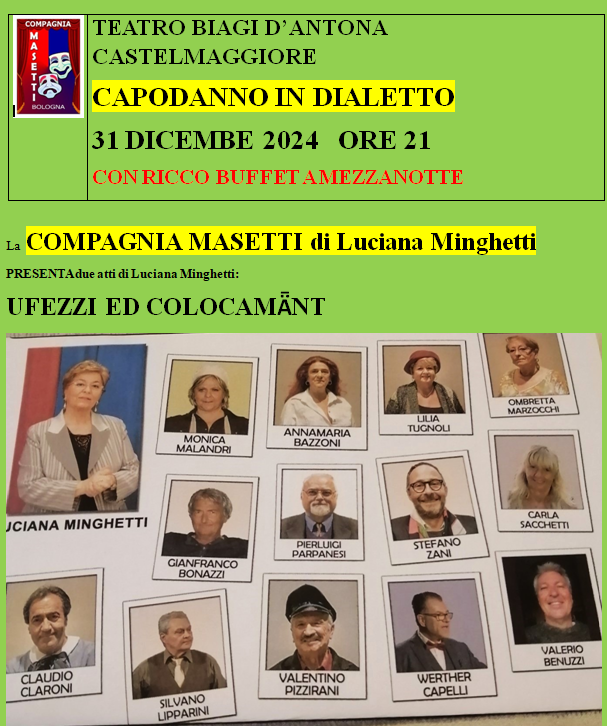 copertina di UFFEZI ED COLOCAMENT -  Evento di Capodanno