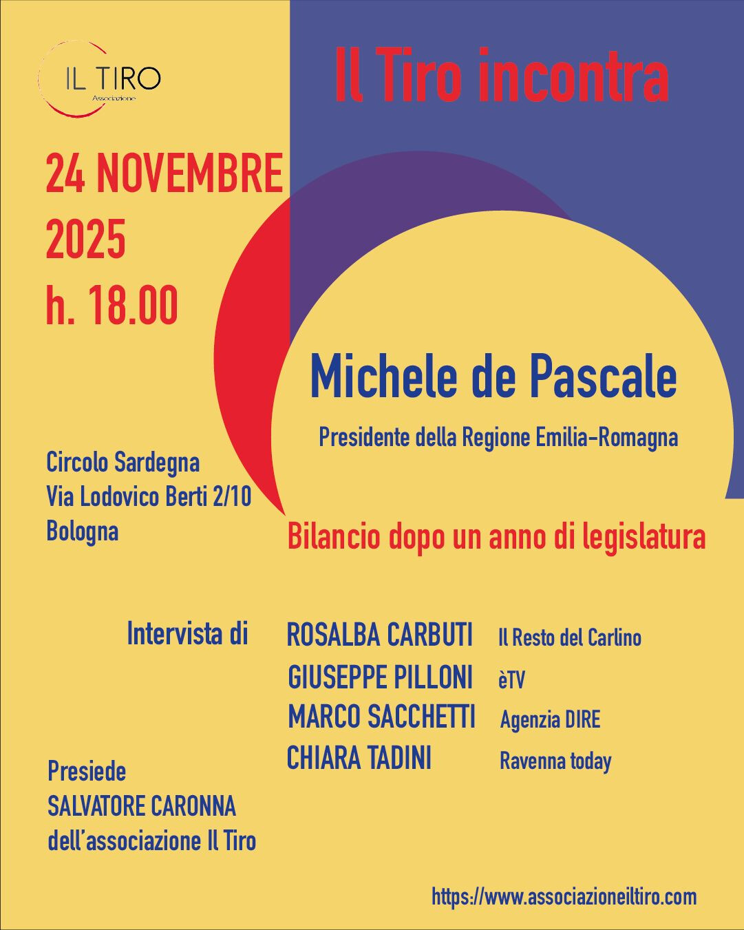 Il Tiro incontra Michele De Pascale