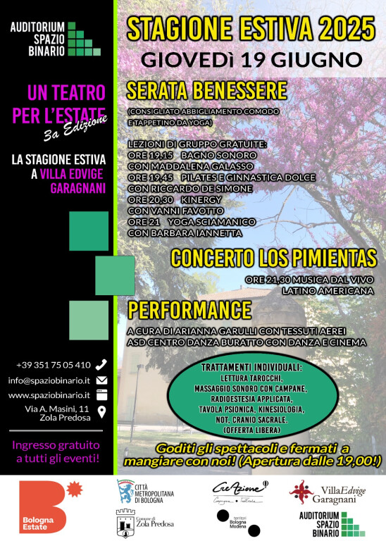 Serata 19 giugno Sentieri CreAtivi