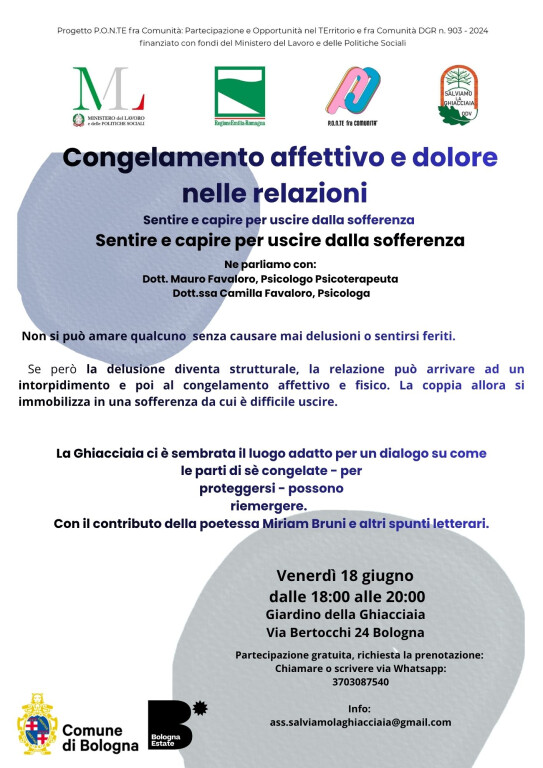 copertina di Congelamento affettivo e dolore nelle relazioni. Sentire e capire per uscire dalla sofferenza
