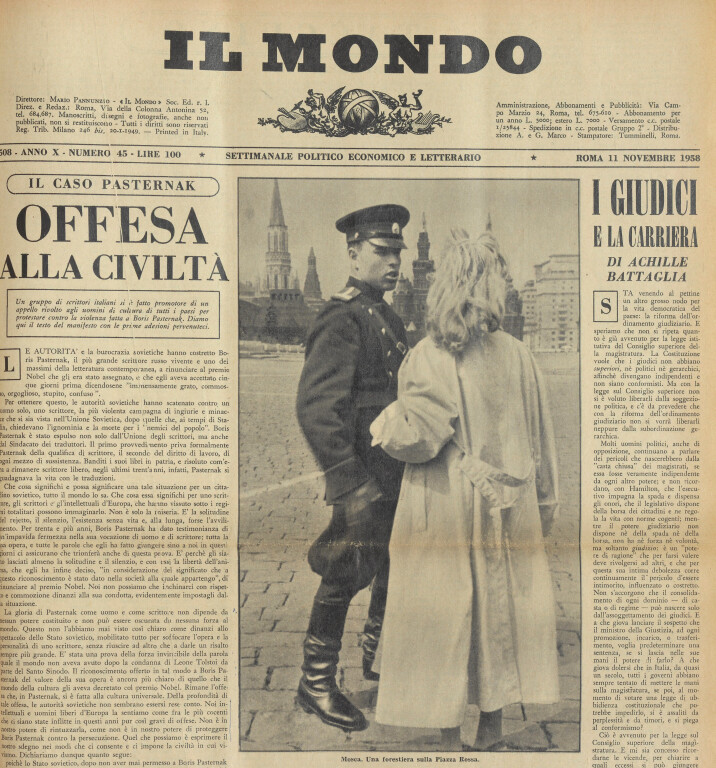 immagine di "Un maiale non fa quello che ha fatto Pasternak"