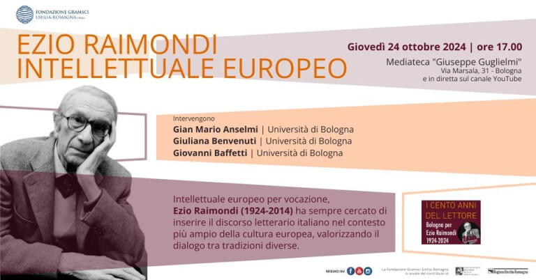 immagine di Ezio Raimondi intellettuale europeo