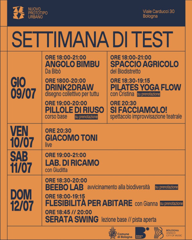 TEST – Nuovo Prototipo Urbano