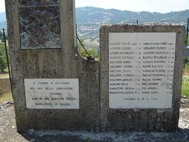 Monumento ai martiri dell'eccidio nazifascista di Susano