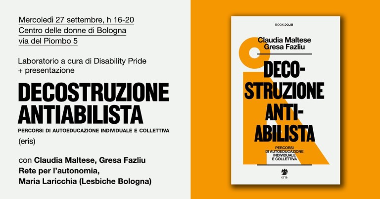 cover of Decostruzione antiabilista