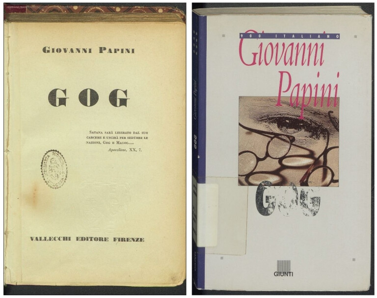 image of Giovanni Papini, Gog (1931)