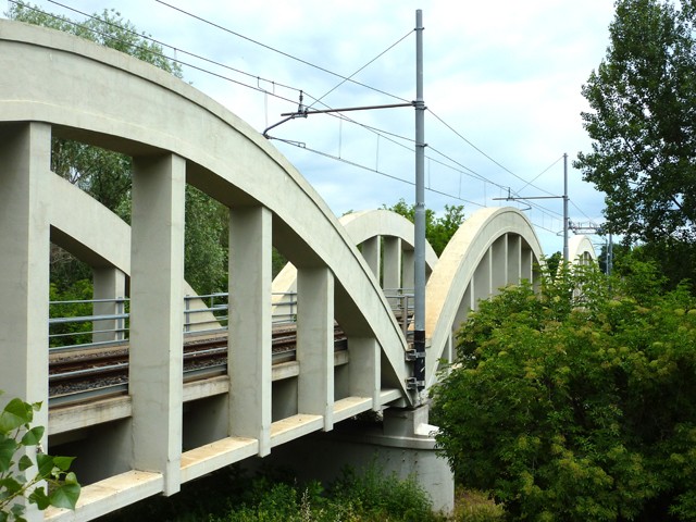 Ponte ferroviario sulla linea Casalecchio-Vignola a Bazzano