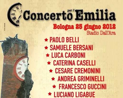 Manifesto del Concerto per l'Emilia