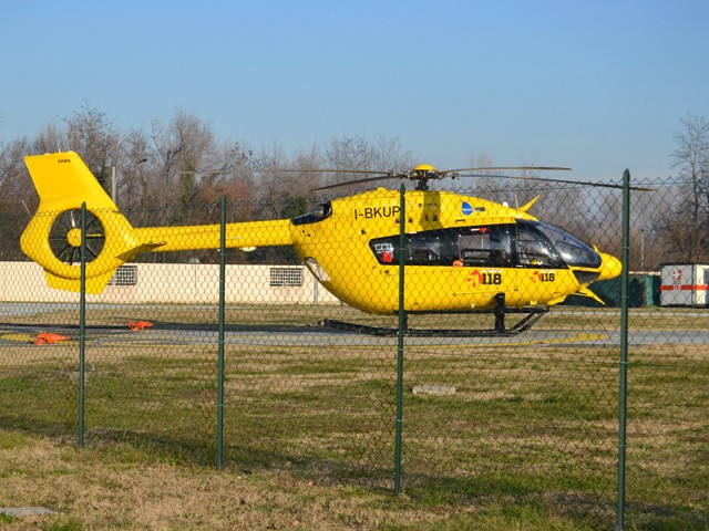 Elicottero del 118 - Ospedale Maggiore (BO)