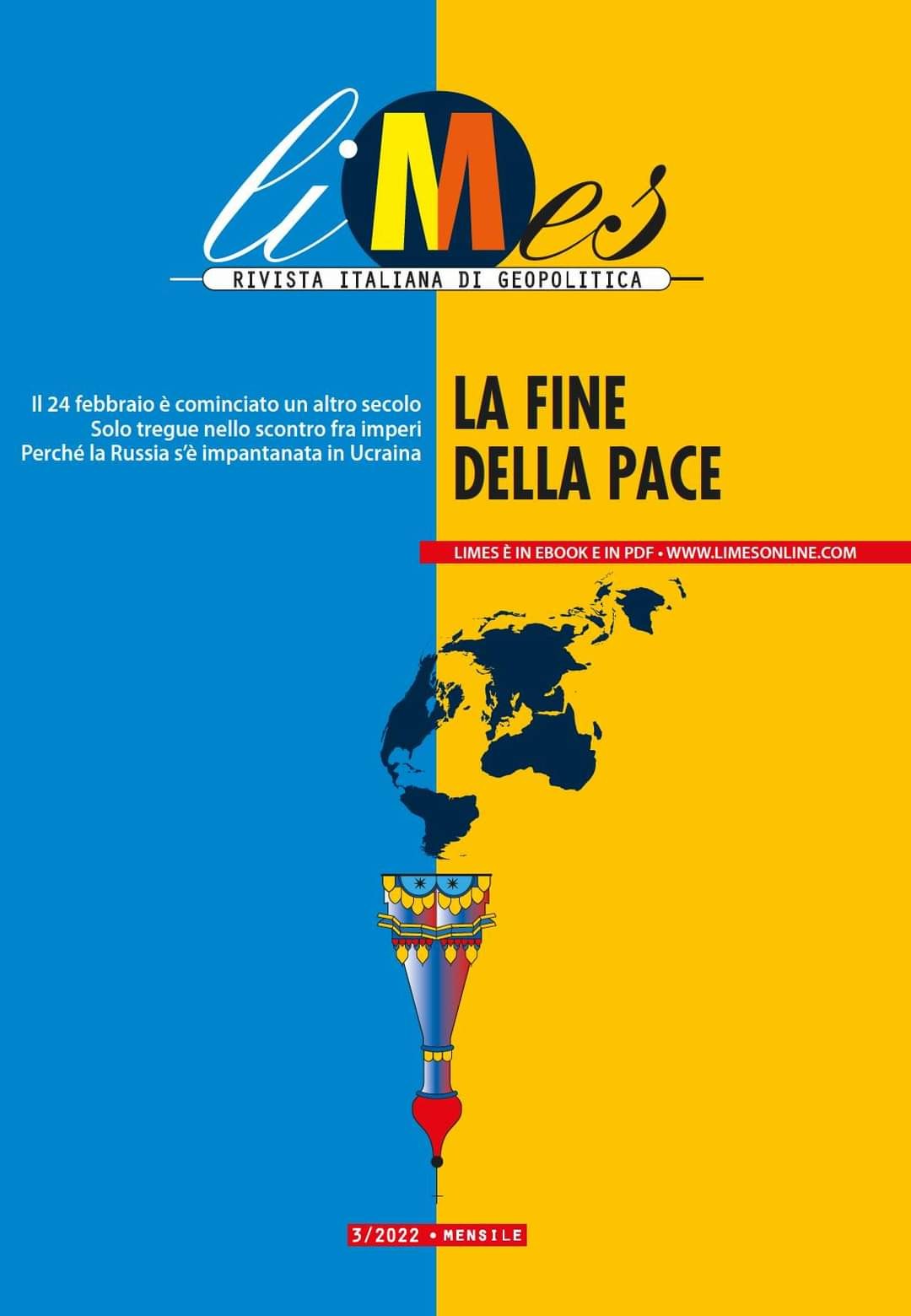 copertina di Limes aprile - La fine della pace