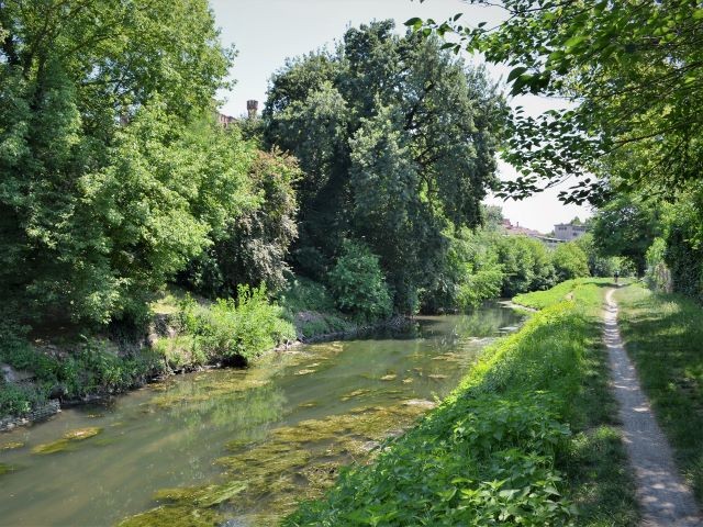 Il canale Navile nei pressi di Bologna 