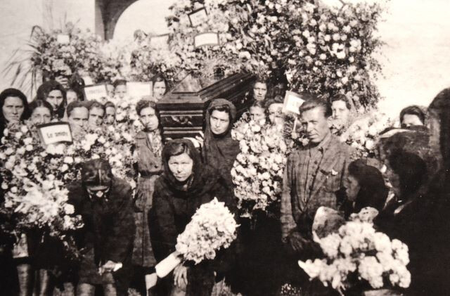 I funerali di Livia Venturini a Bubano