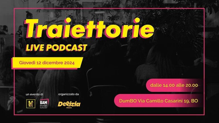 copertina di Traiettorie Live Podcast