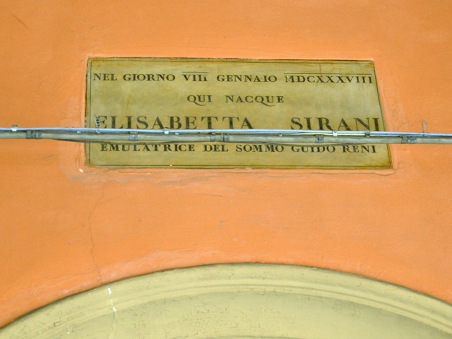 Casa natale di Elisabetta Sirani - via Urbana (BO)