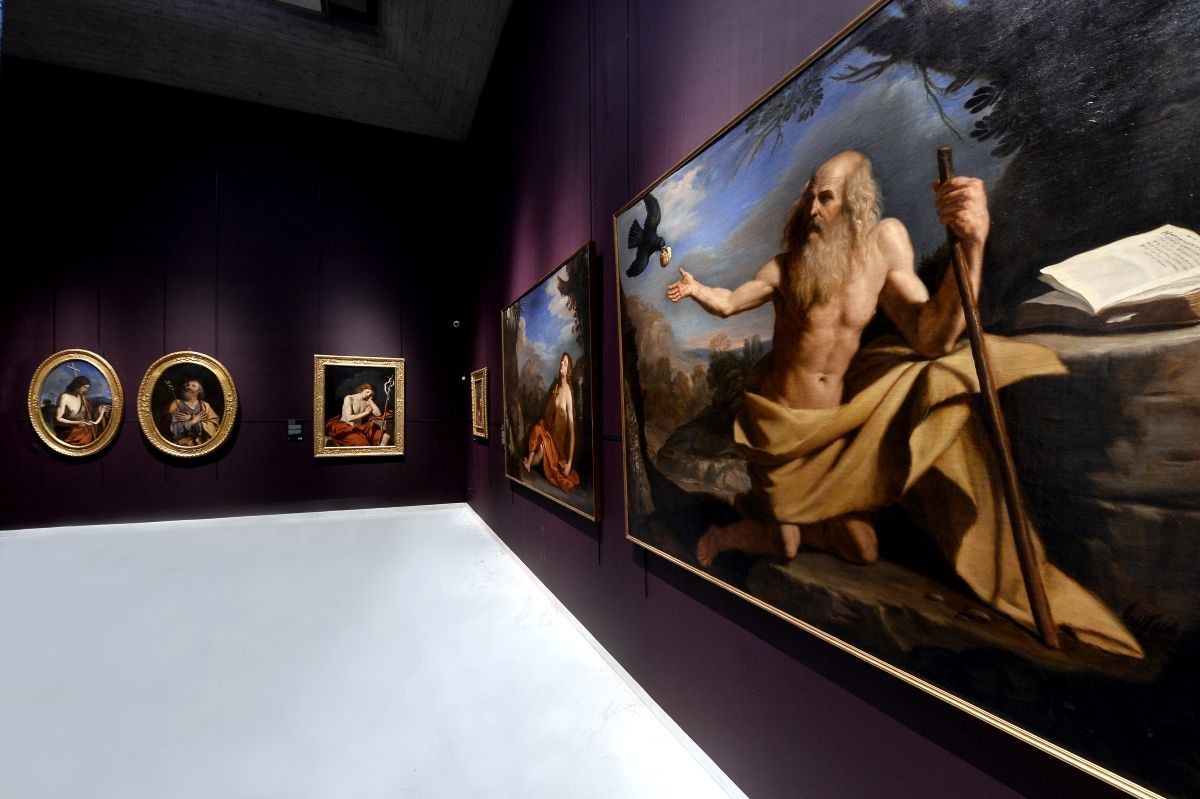 Guercino nello studio - vedute dell'allestimento   