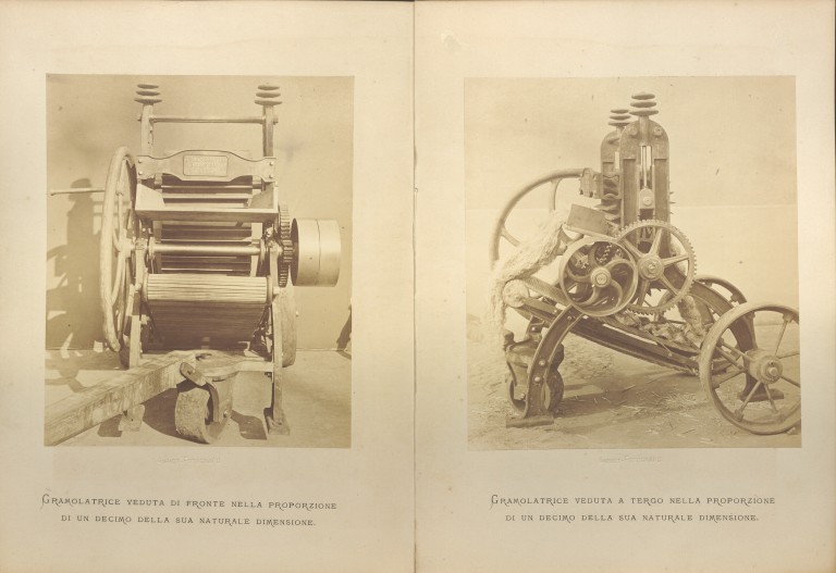 immagine di Filippo Manservisi, Macchine due per la scavezzatura e gramolatura della canapa (1869)