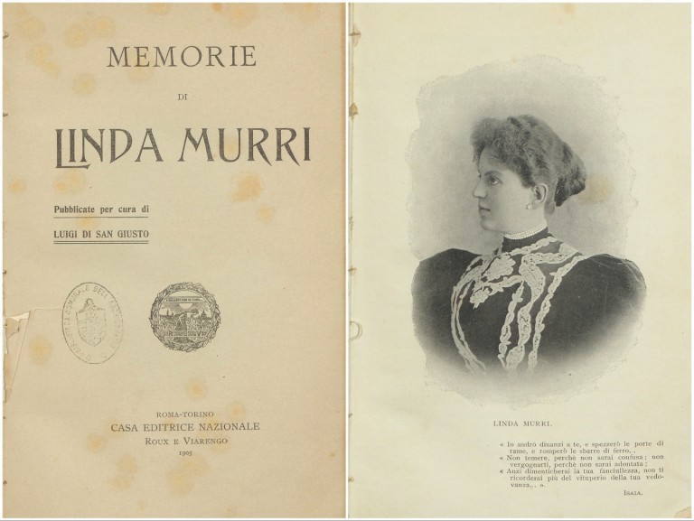 image of Linda Murri - Luigi di San Giusto, Memorie di Linda Murri (1905)