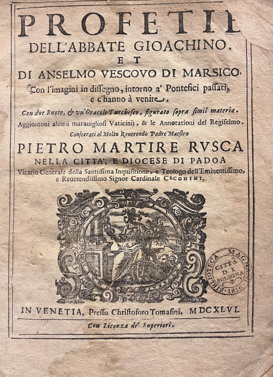 1.Storia Sacra. Pontefici. Cart.5, n. 33