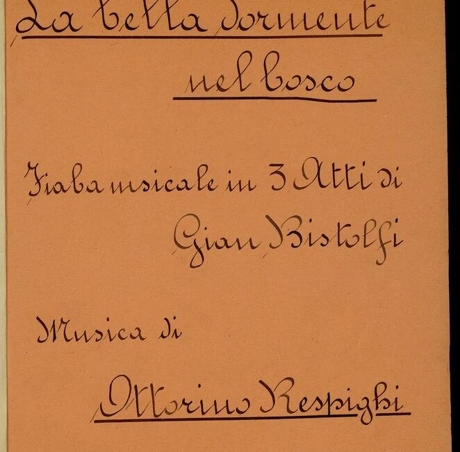 copertina di La bella dormente nel bosco