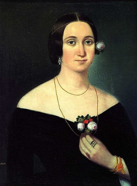 Ritratto di Giuseppina Strepponi, seconda moglie di Giuseppe Verdi