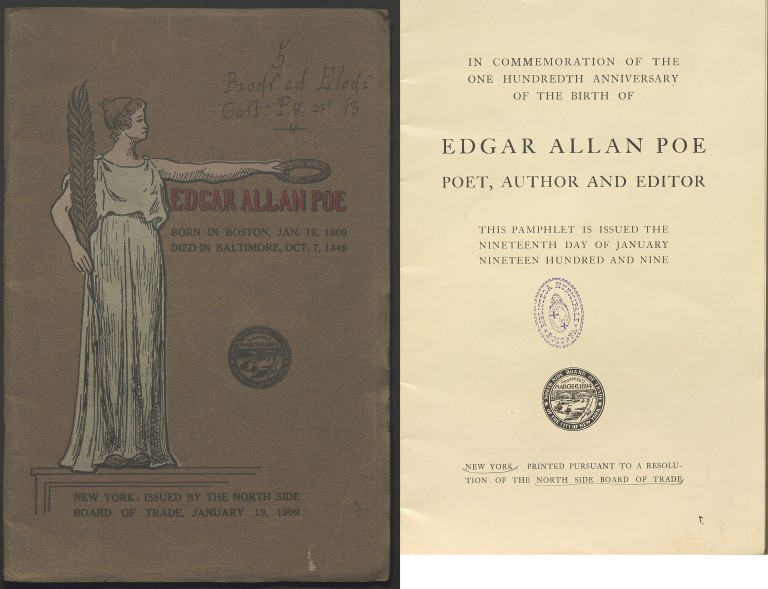 immagine di Edgar Allan Poe - Commemorazione nel centenario della nascita (1909)