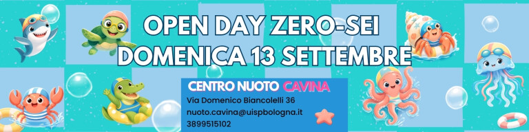 copertina di Open day Centro Nuoto Sport per Tutti 